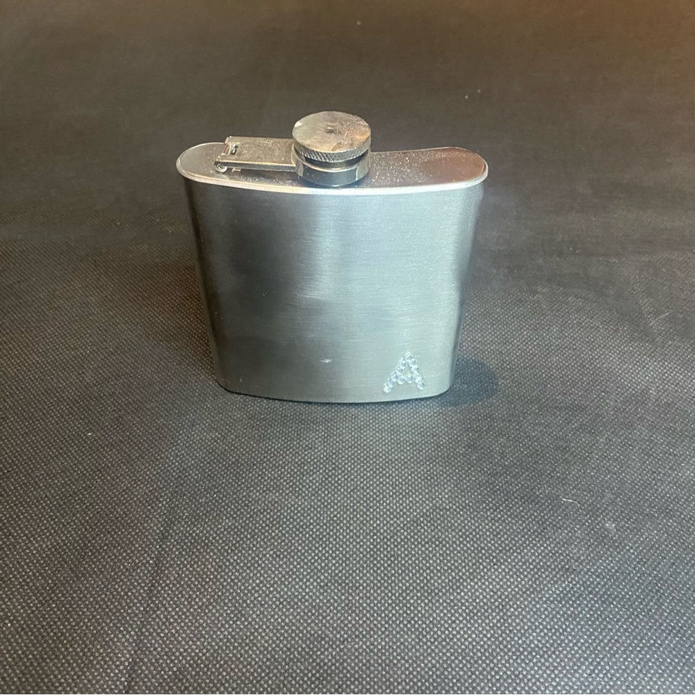 Silver Flask with Cap